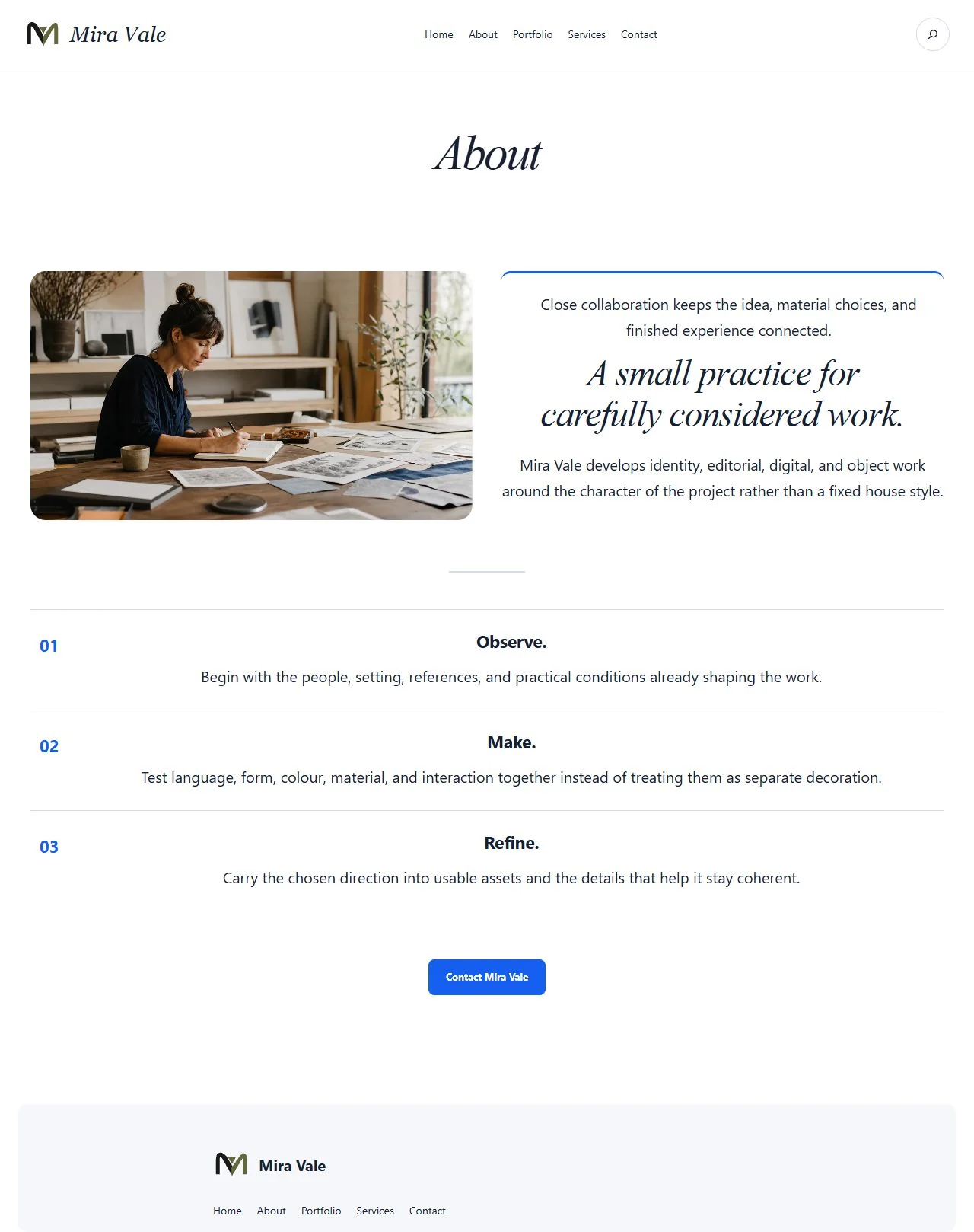 Actual KezKit Freelancers & Portfolios about page